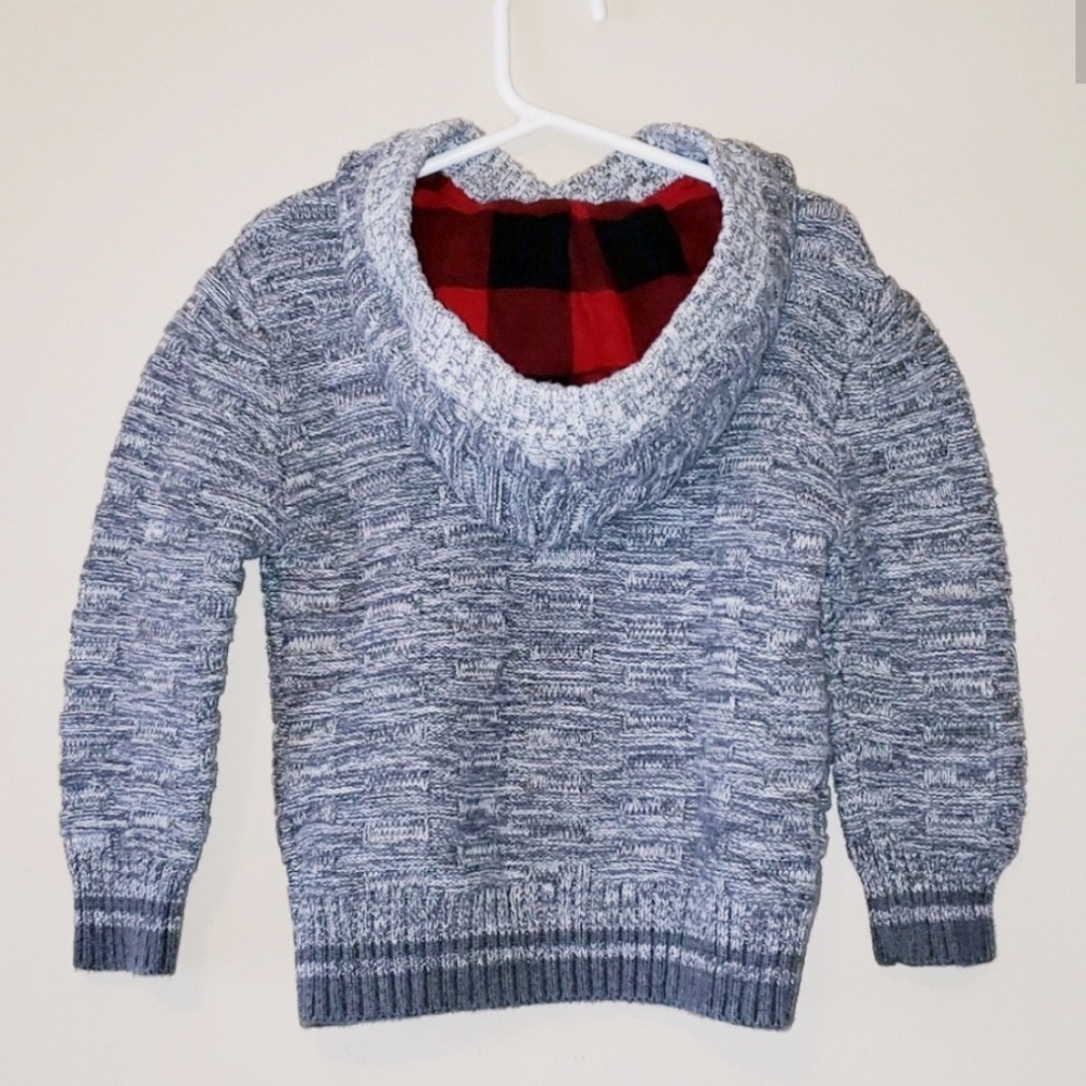 SOLD | Hooded Knit Pullover Boys Sweater - Picture 2 of 6